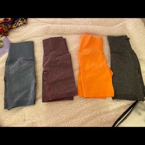 Shein biker workout shorts - XS or XXS - Set of 4